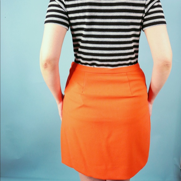 Victoria Beckham x Target Orange Mini Skirt - Picture 3 of 3